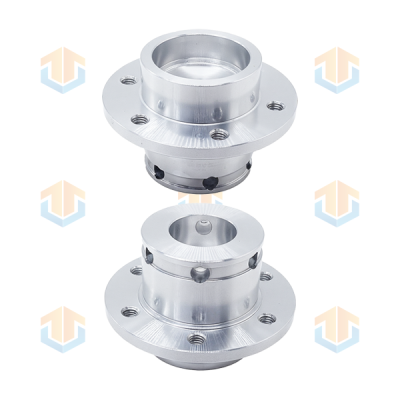 CNC車銑復合加工之鋁合金鉆孔法蘭